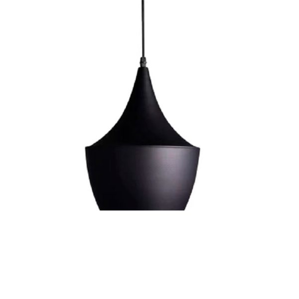 Lámpara colgante color negro con interior dorada, y detalle de madera, lámpara de comedor, lámpara de living, lámpara de cocina